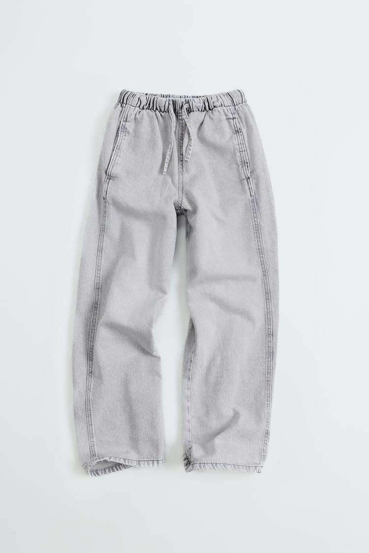 JEANS WIDE LEG CORDONES