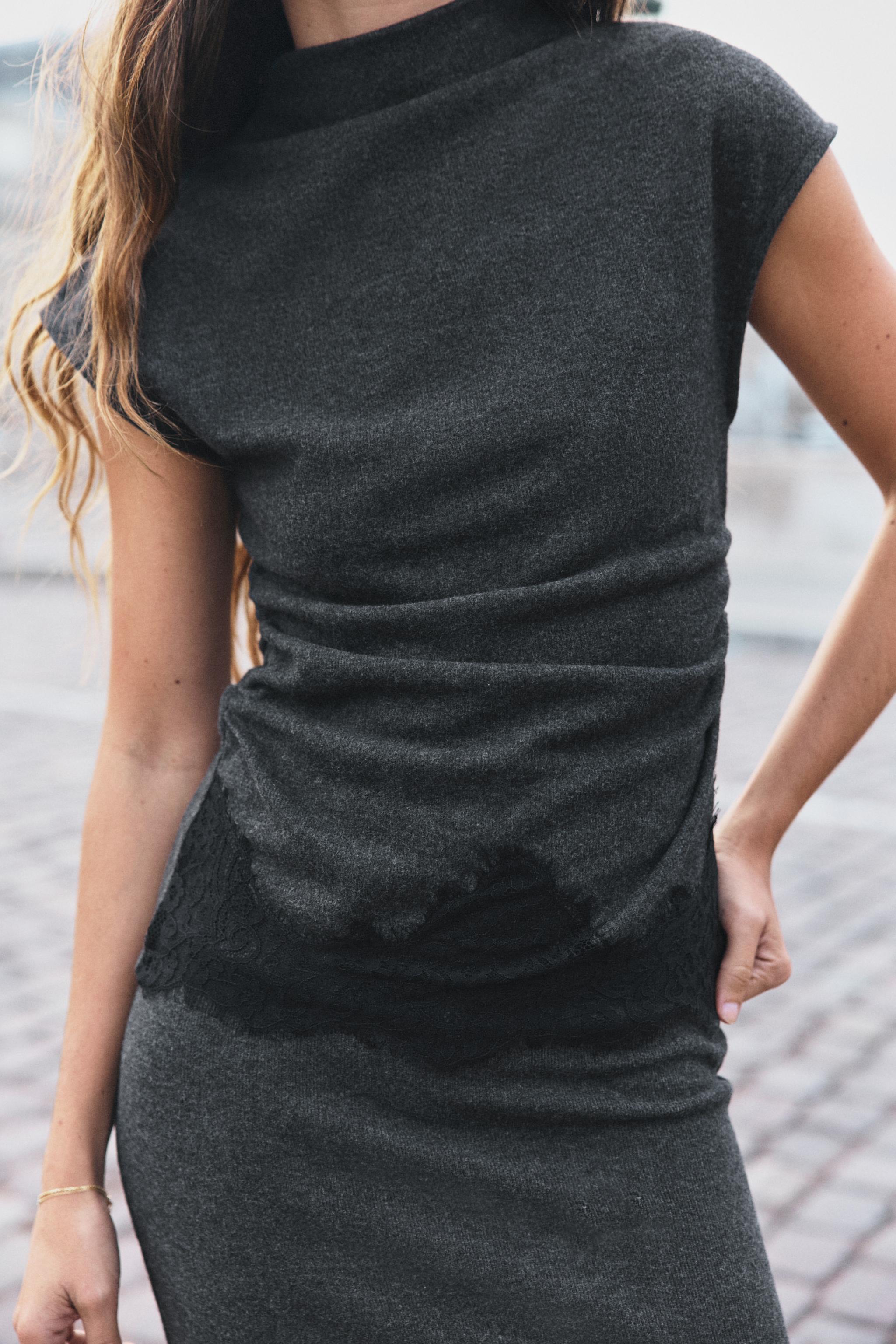Soft Lace Top by Zara