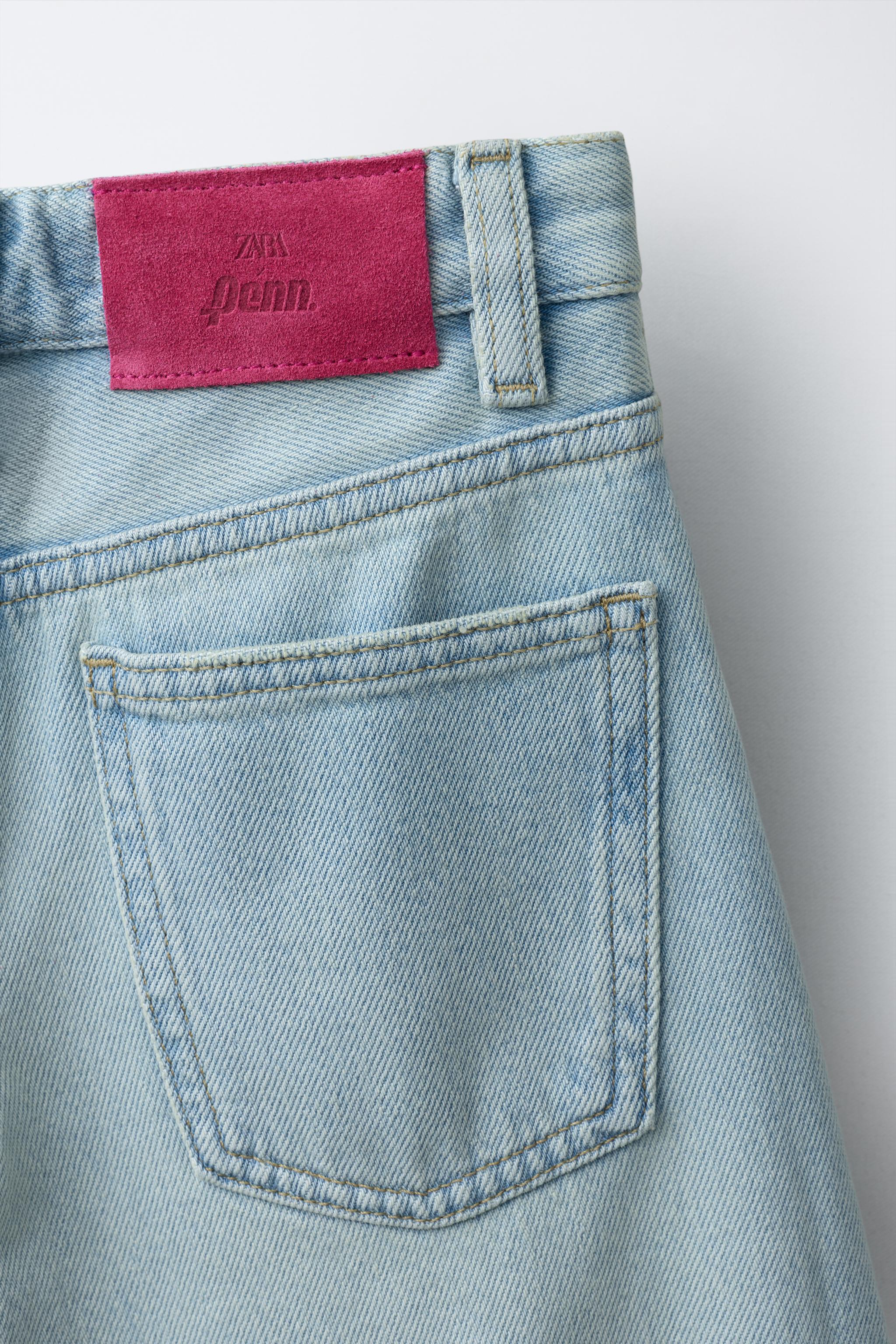PENN © LONG DENIM SHORTS