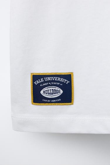 T-SHIRT CHIEN YALE UNIVERSITY™ - Blanc de Zara - Image 3
