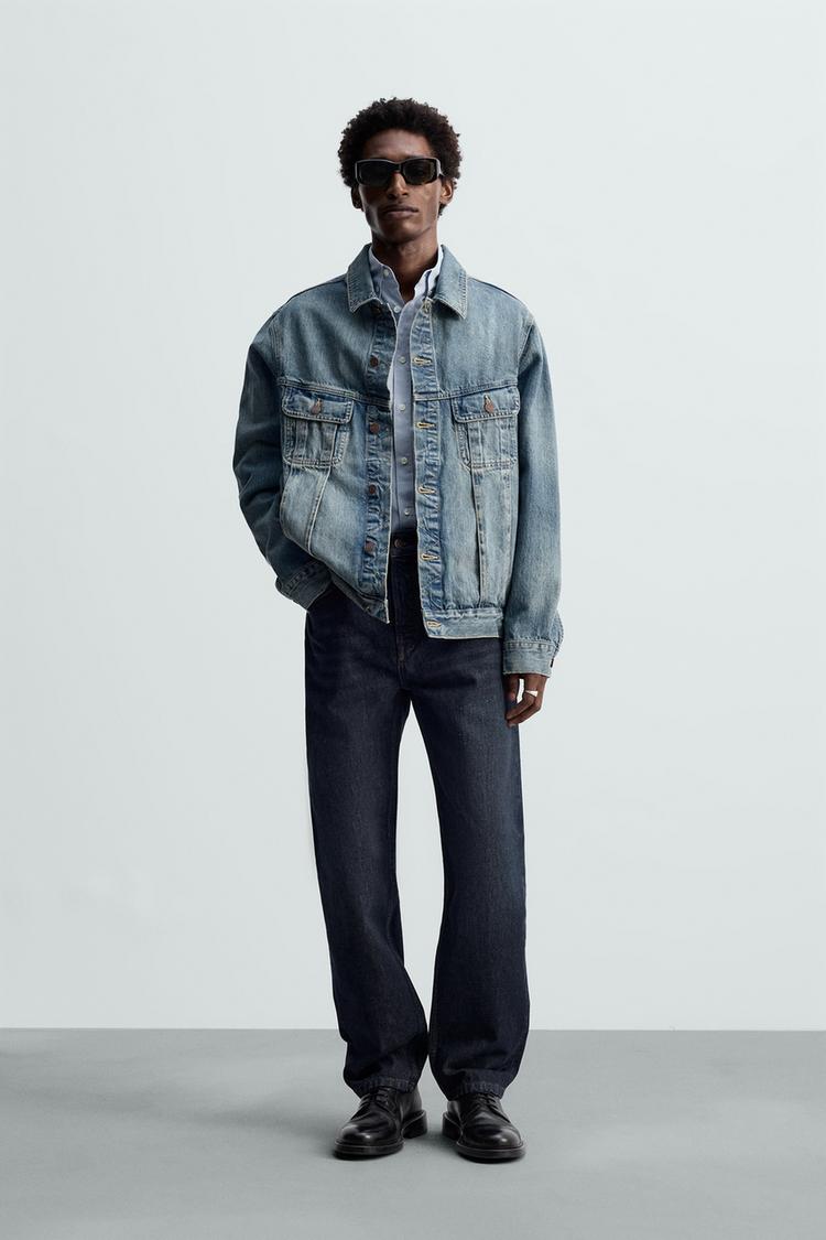 SELVEDGE DENIM JACKET Mid-blue ZARA Australia