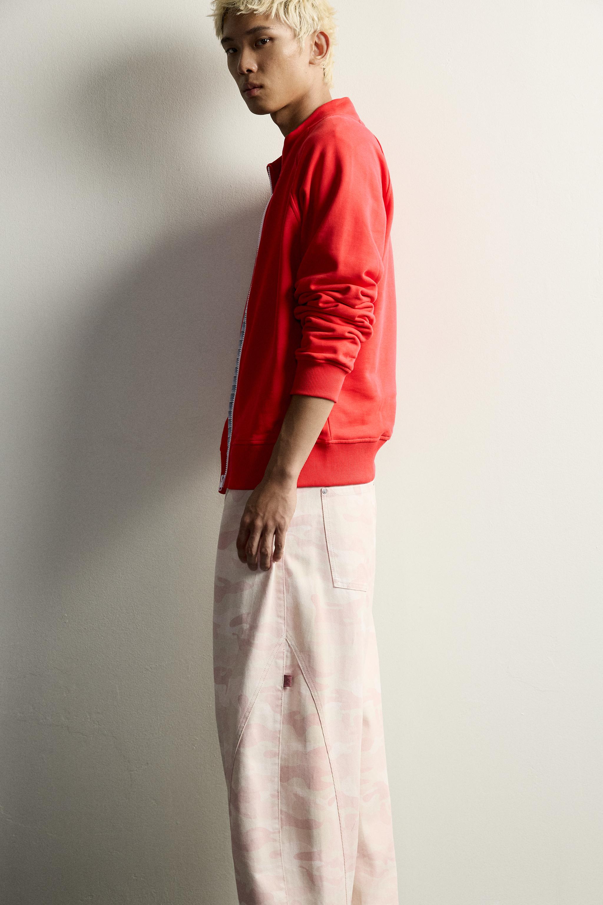 Zara SOYUT DESENLİ BALON FIT PANTOLON görsel 5
