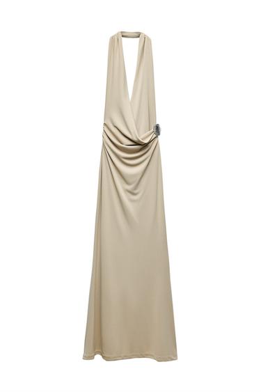 SEASHELL HALTER DRESS
