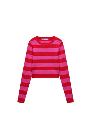 BASIC RIBBED KNIT SWEATER