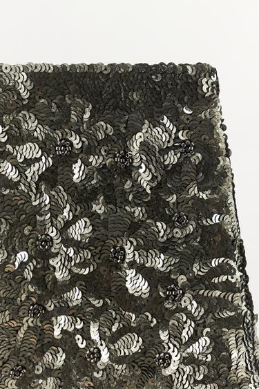CULOTTE PAILLETTES FANTAISIE - Argent de Zara - Image 6