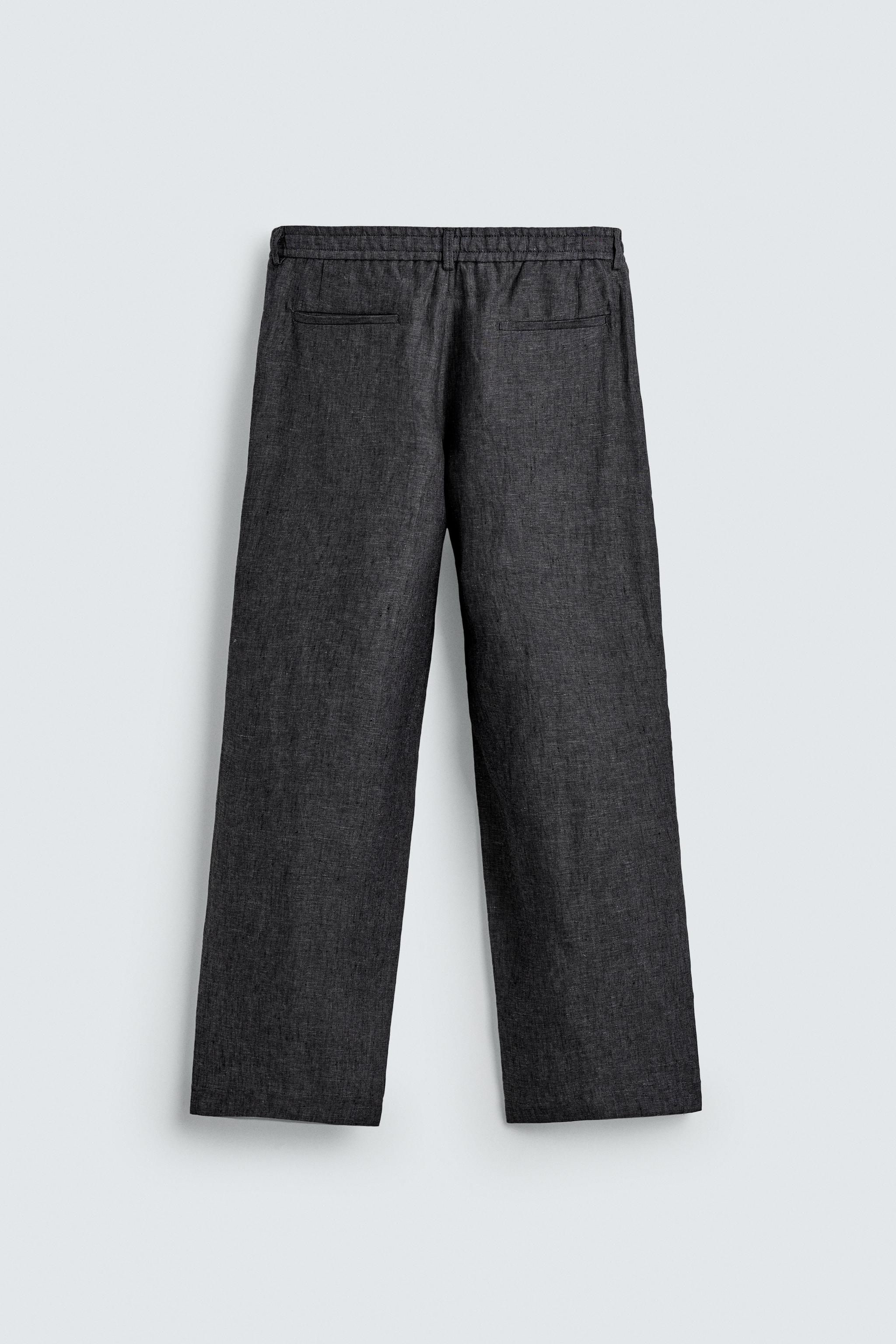 100% LINEN SUIT PANTS
