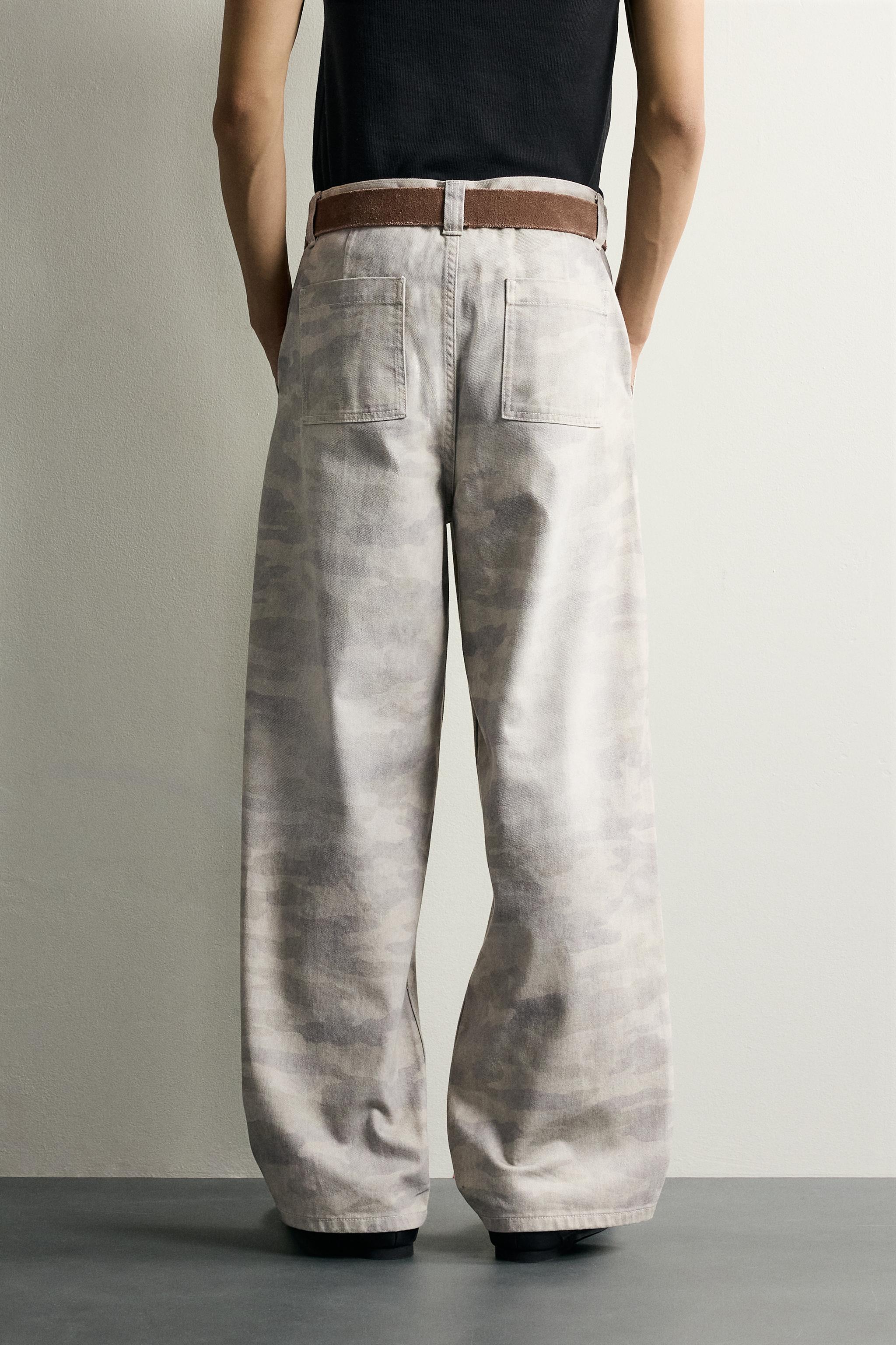 ABSTRACT PRINT RELAXED FIT PANTS