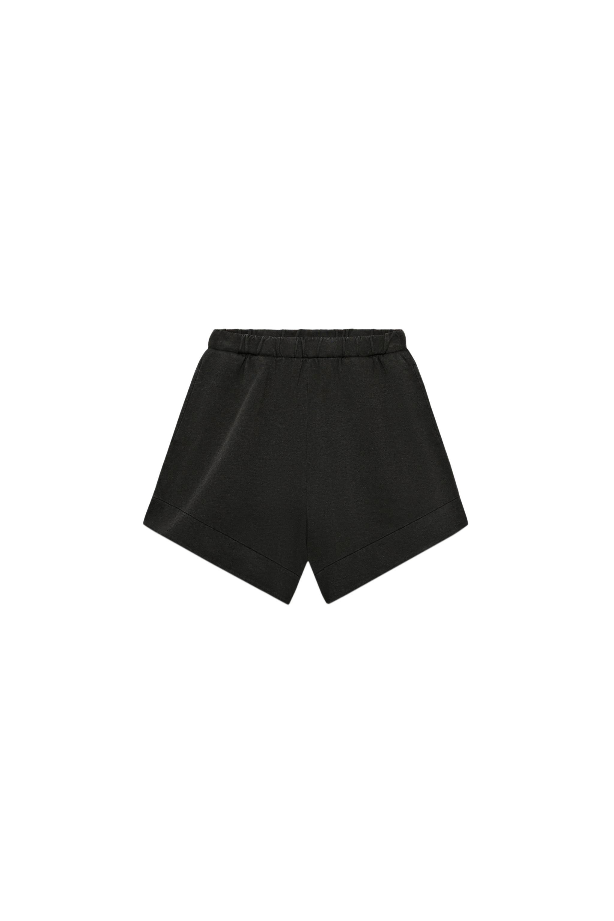 INTERLOCK SHORTS - Charcoal | ZARA United States