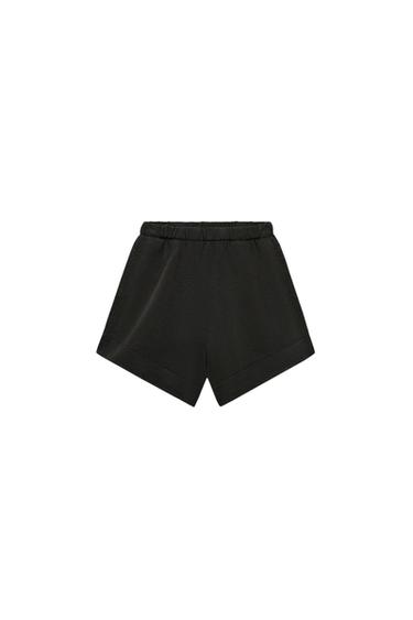 INTERLOCK BERMUDA SHORTS - Charcoal by Zara