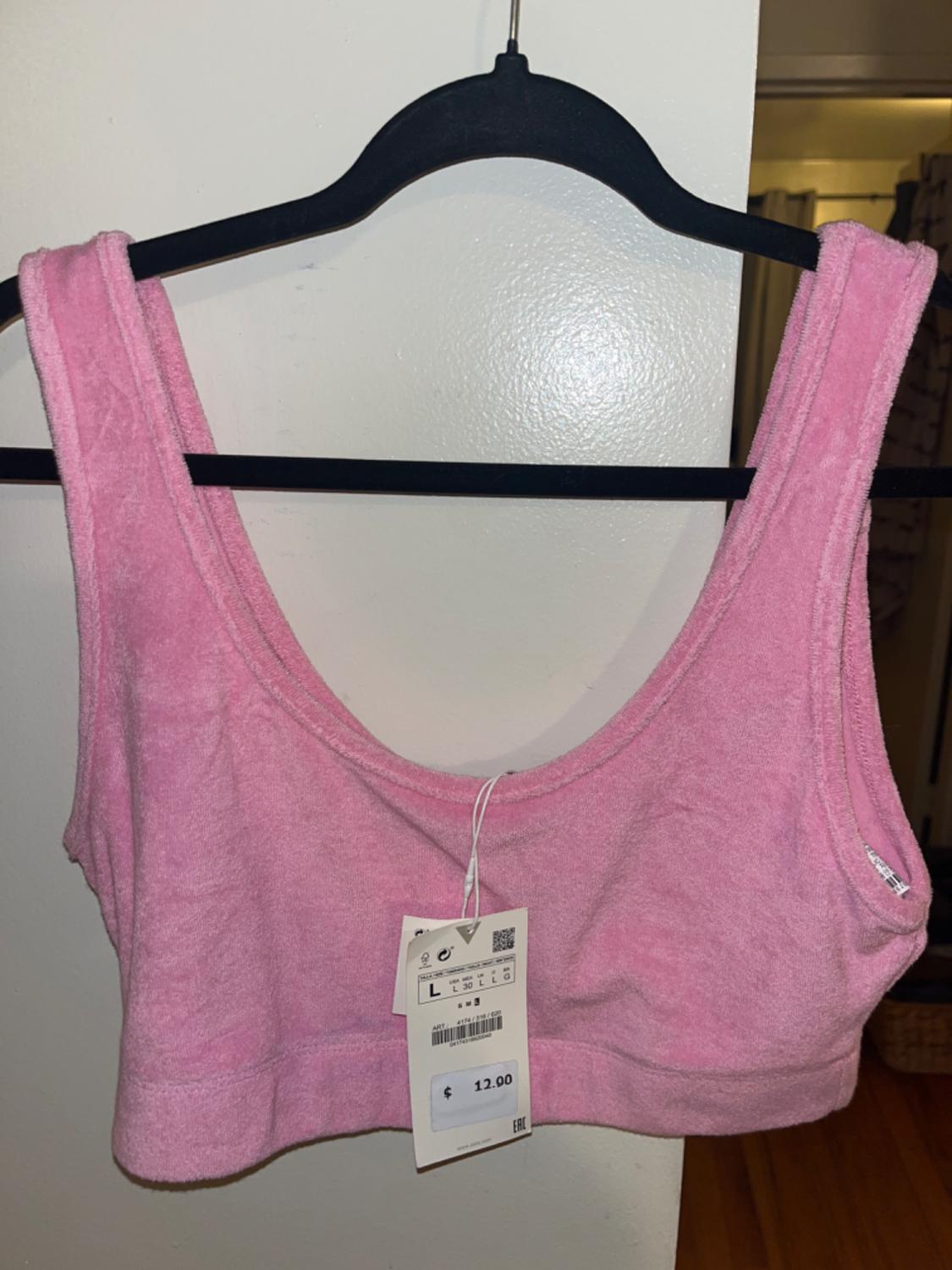 TERRYCLOTH CROP TOP