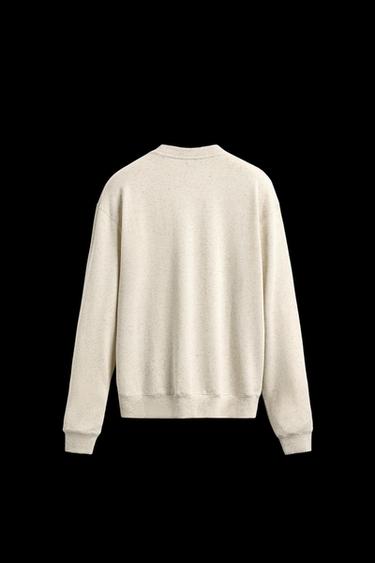 SUDADERA SOFT CREWNECK - Beige vigoré de Zara