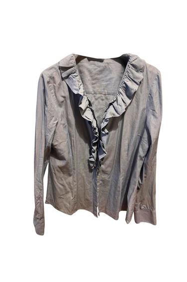 CAMICIA VOLANTS RIGHINE PICCOLISSIME BLU BIANCO TG XL