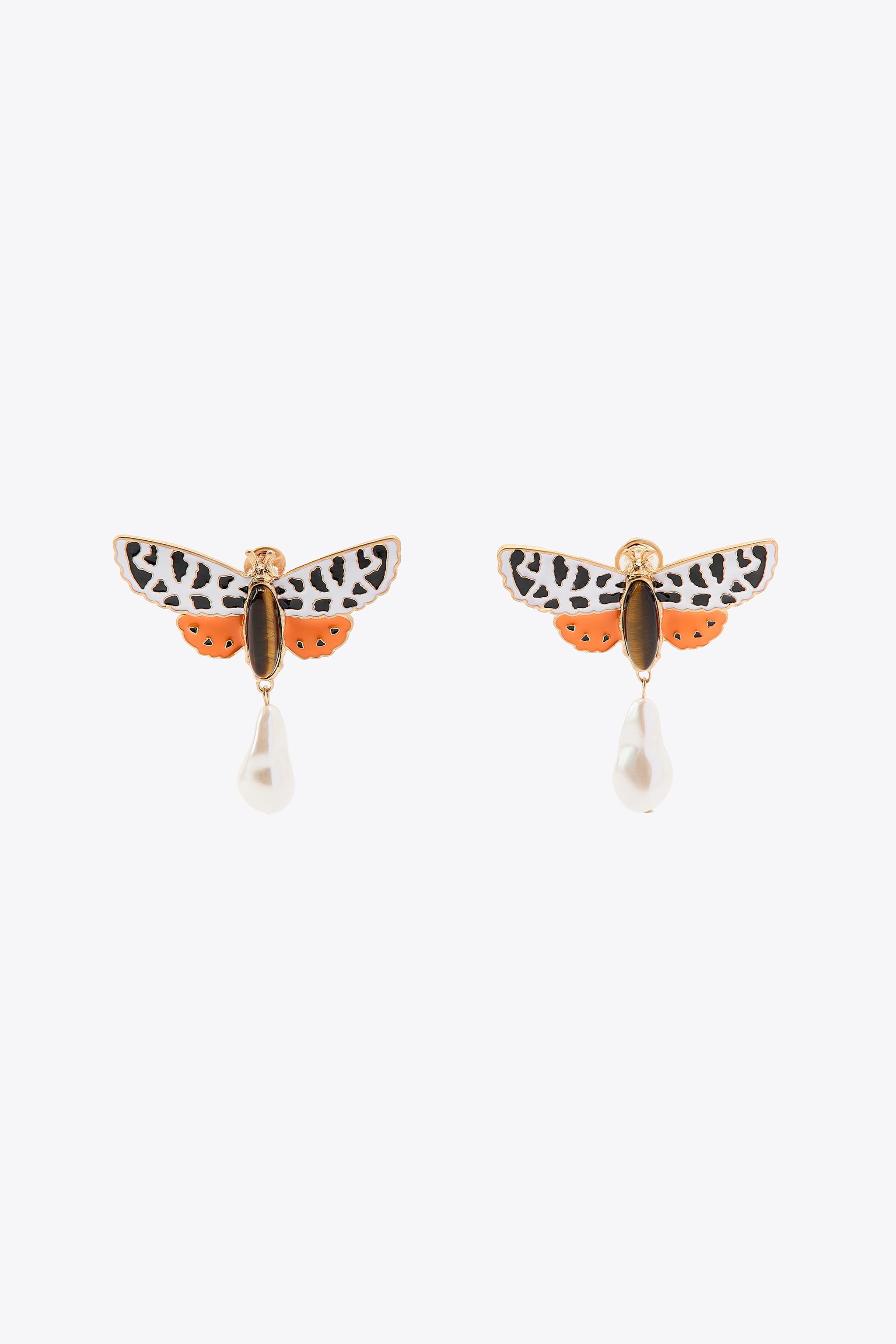 BUTTERFLY - 横井 BUTTERFLY PEARL EARRINGS - Multicolored | ZARA United States