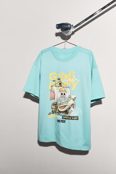 CAMISETA ONE PIECE NETFLIX © - Azul claro de Zara