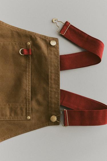 WORK JUMPSUIT - Khaki by Zara - Image 4