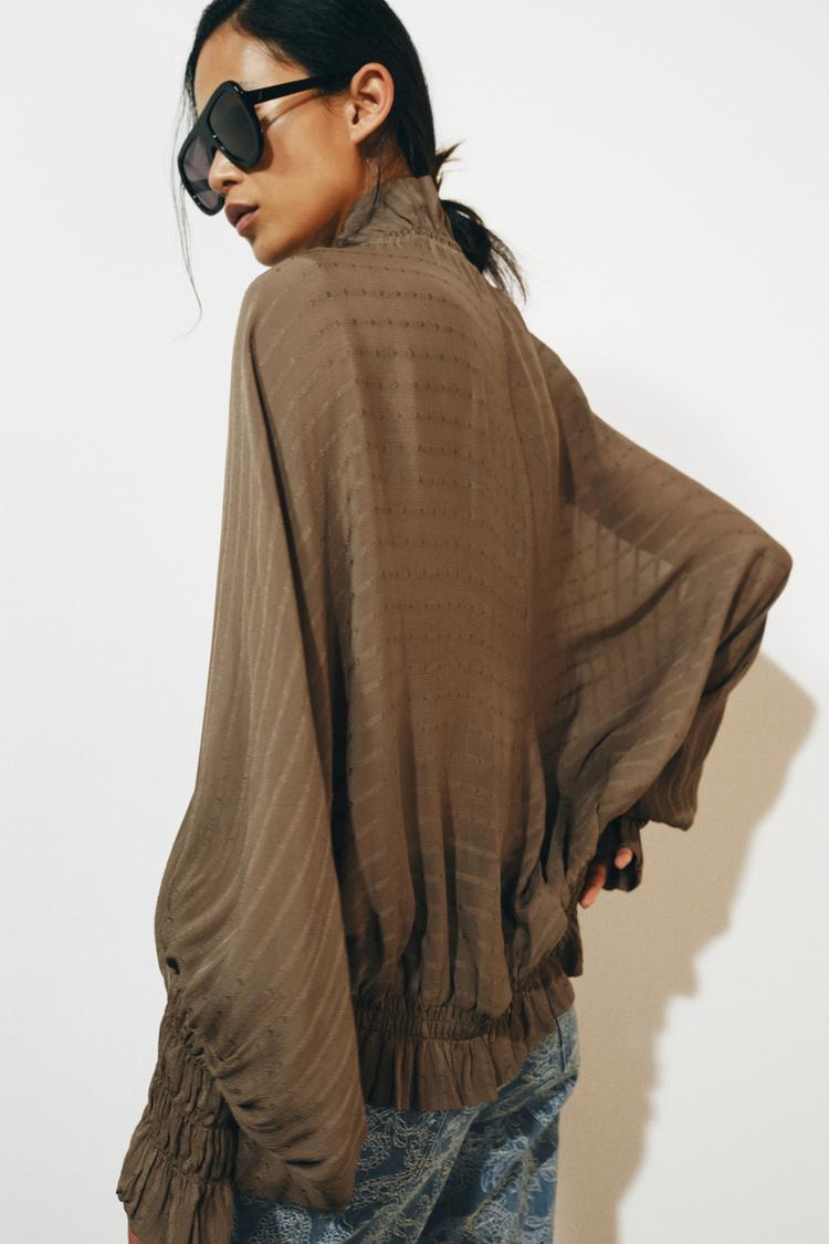 Blusa fruncida de la colección ZW 4