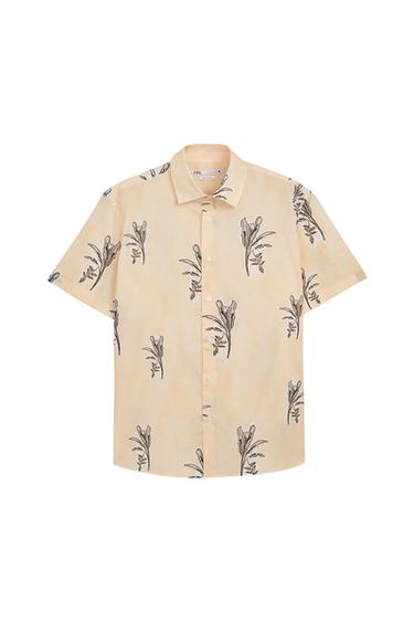 LEAF PRINT SHIRT