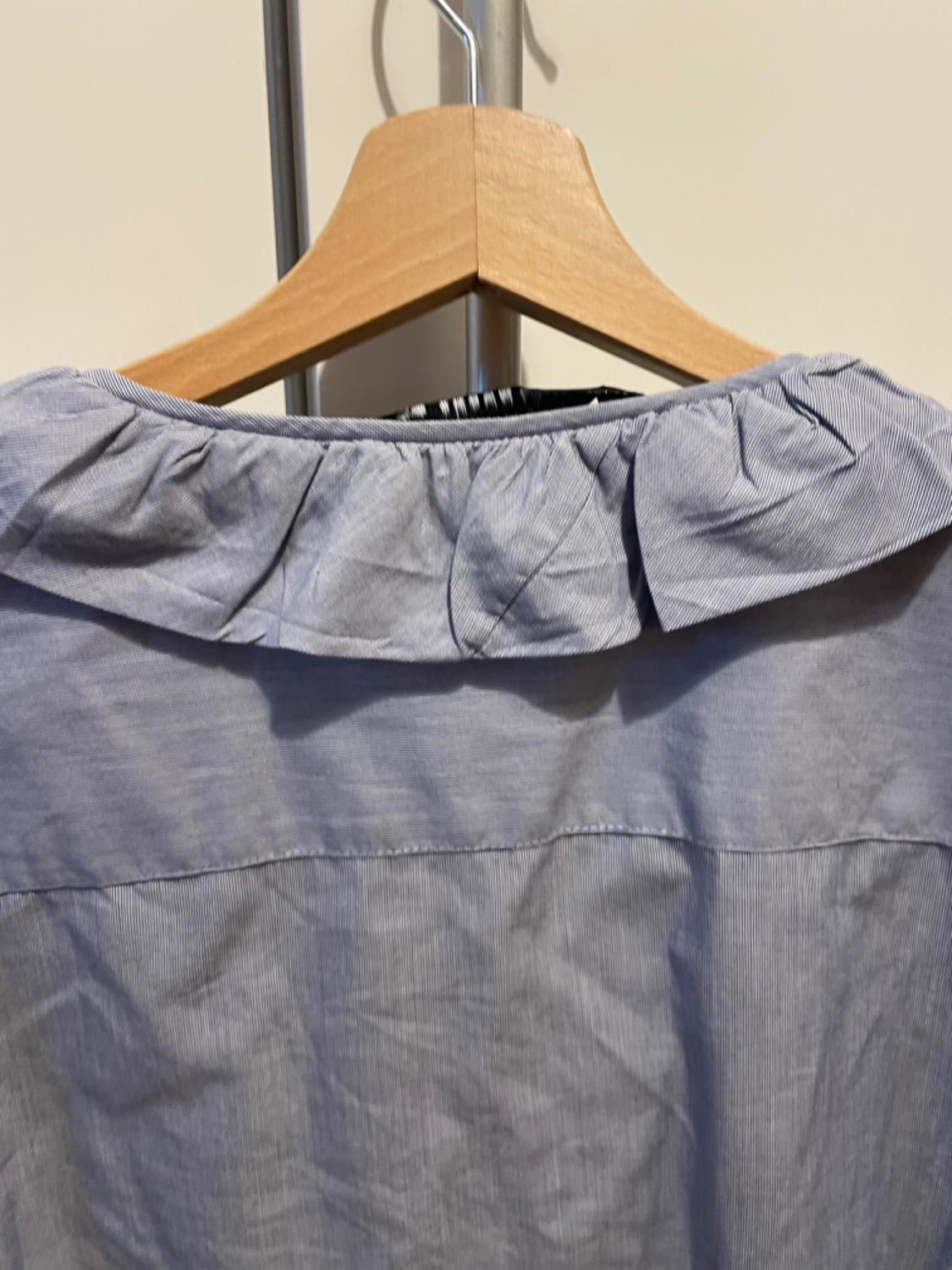 CAMICIA VOLANTS RIGHINE PICCOLISSIME BLU BIANCO TG XL - Image 3
