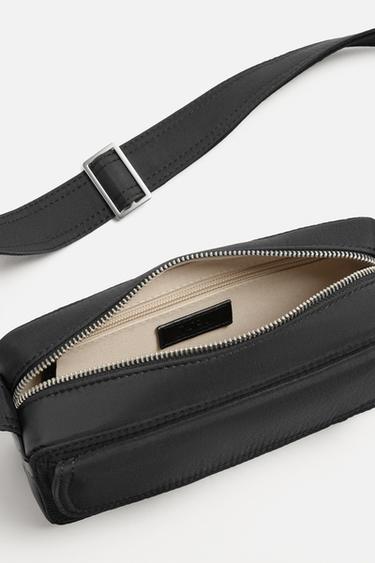 NYLON CROSSBODY BAG - Black by Zara - Image 5
