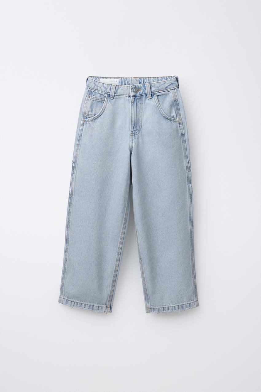 カーペンターデニムパンツ - ブルー | ZARA Japan / 日本