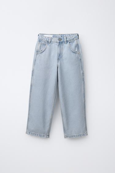 LABEL CARPENTER JEANS - Blue by Zara