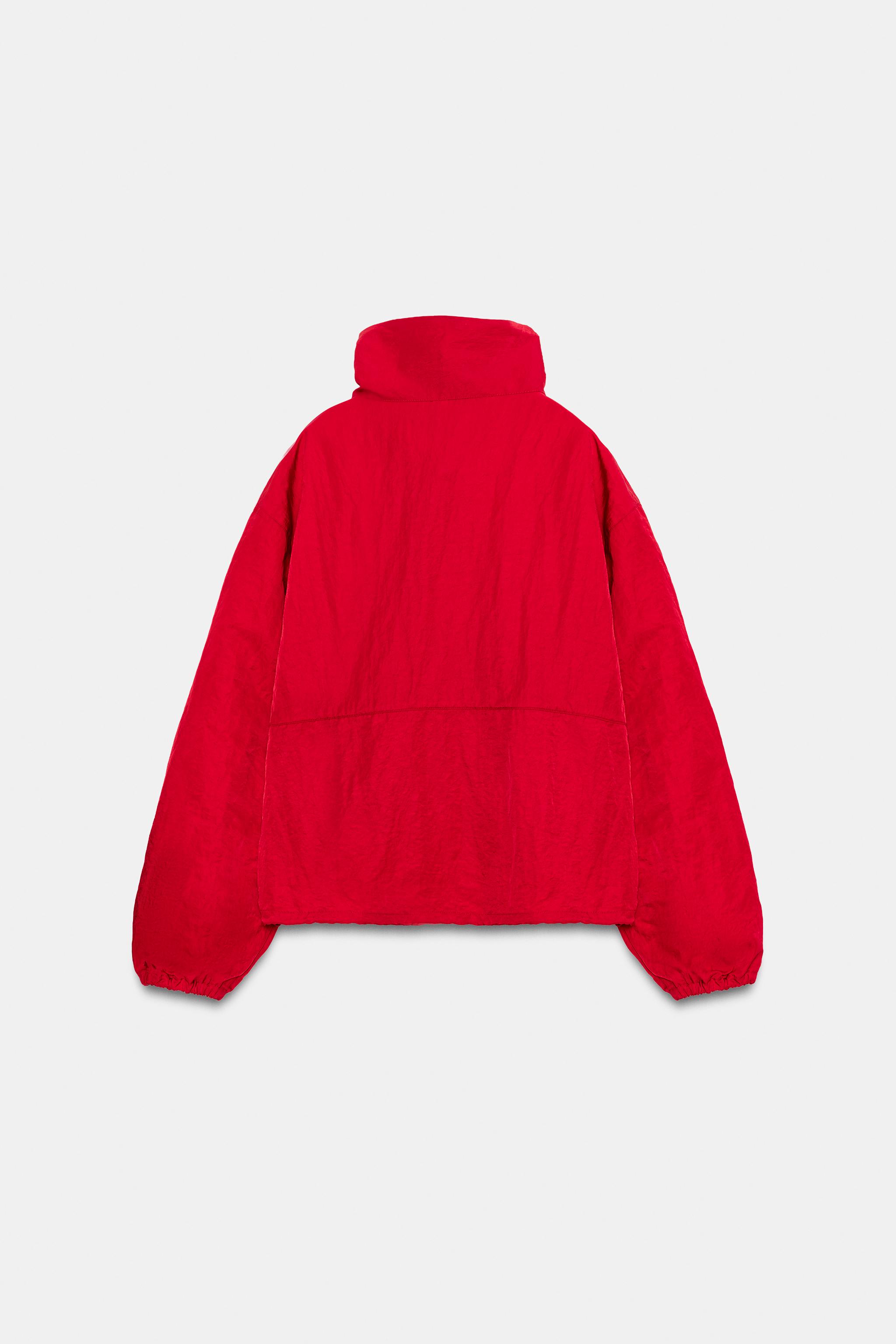 VESTE EN TISSU TECHNIQUE À BOUTONS