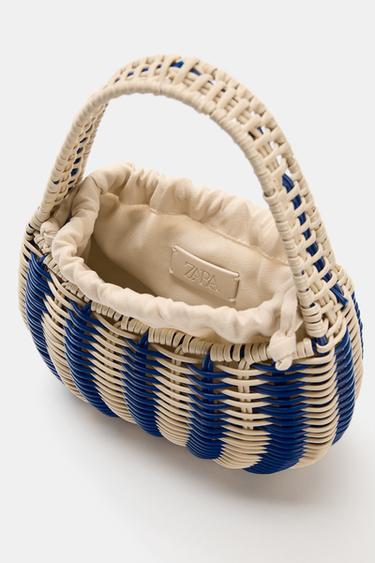 SAC RIGIDE À MAIN - Bleu de Zara - Image 4