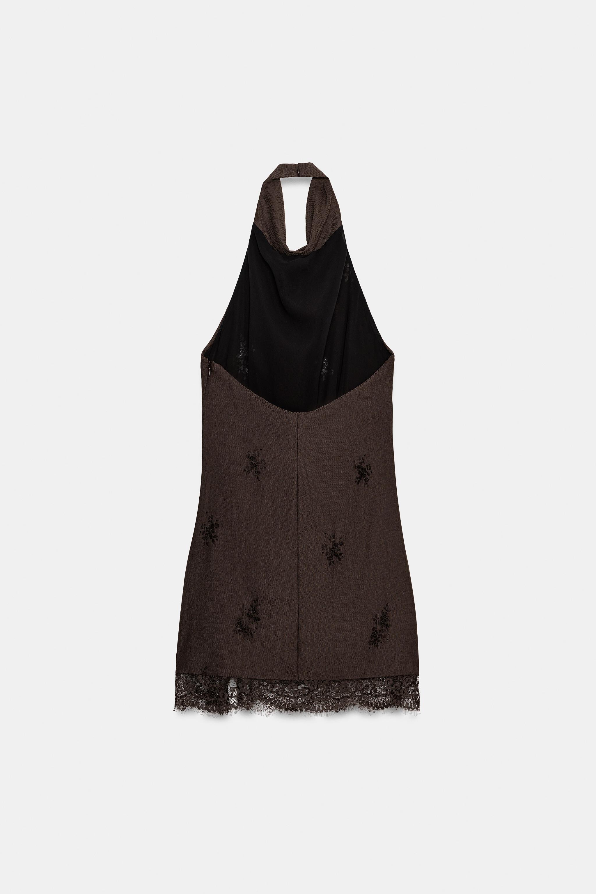HALTER YAKA SLIP ELBİSE - Görsel 8