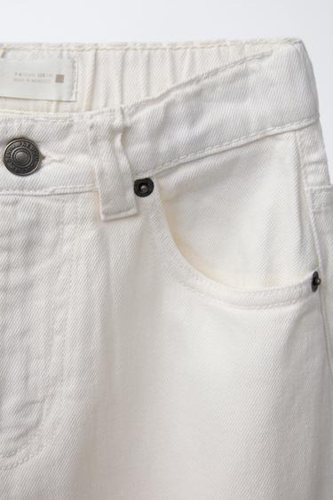 RELAXED BAGGY JEANS - Ecru by Zara - Image 2