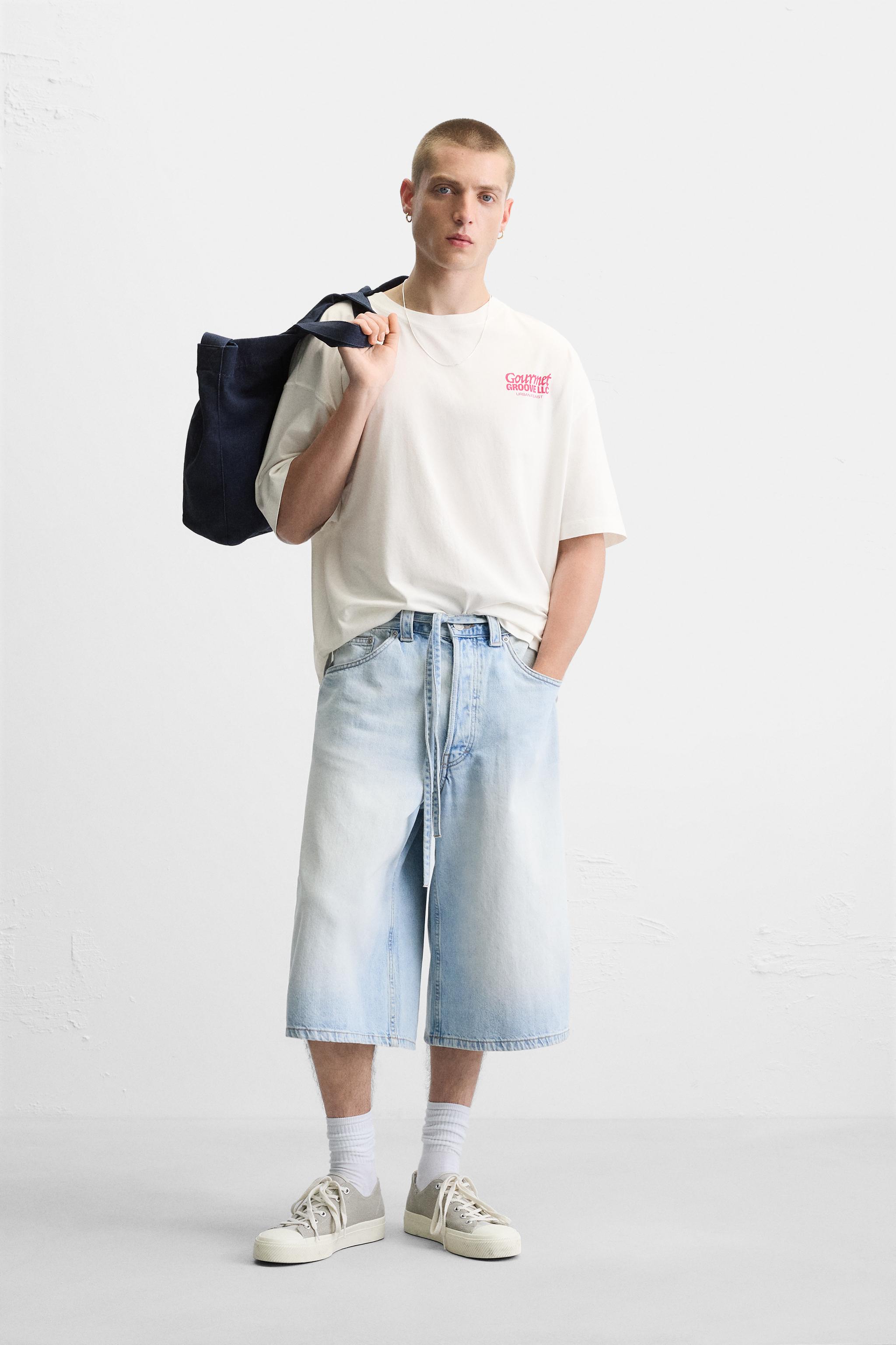 プリントテキストTシャツ - オフホワイト | ZARA Japan / 日本
