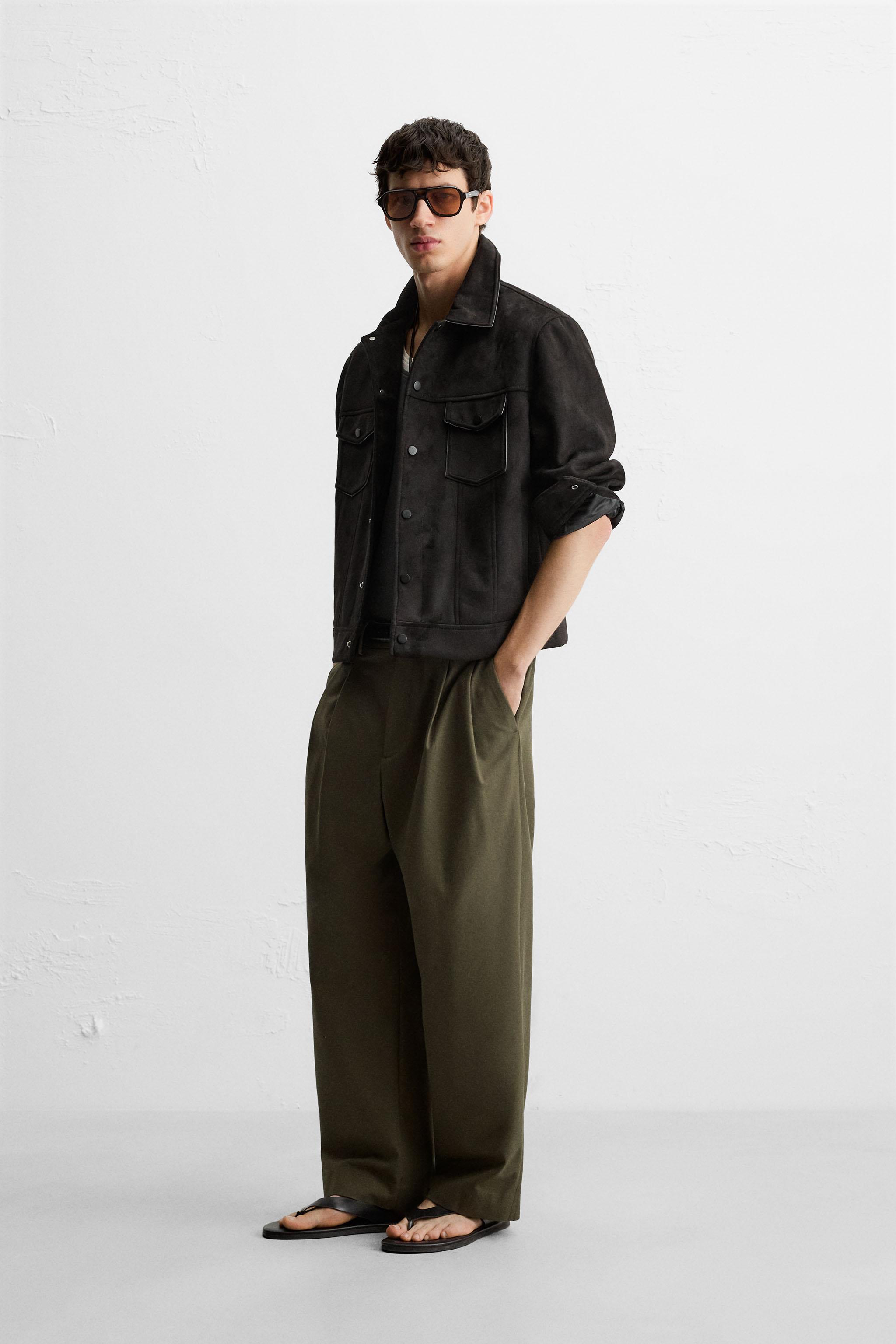 ☆ドイツ発*ZARA*新作*フェイクスエードケープ/BLACK☆ ZARA】フェイクスエード ケープ ブラック | 4344/151/800 (ZARA