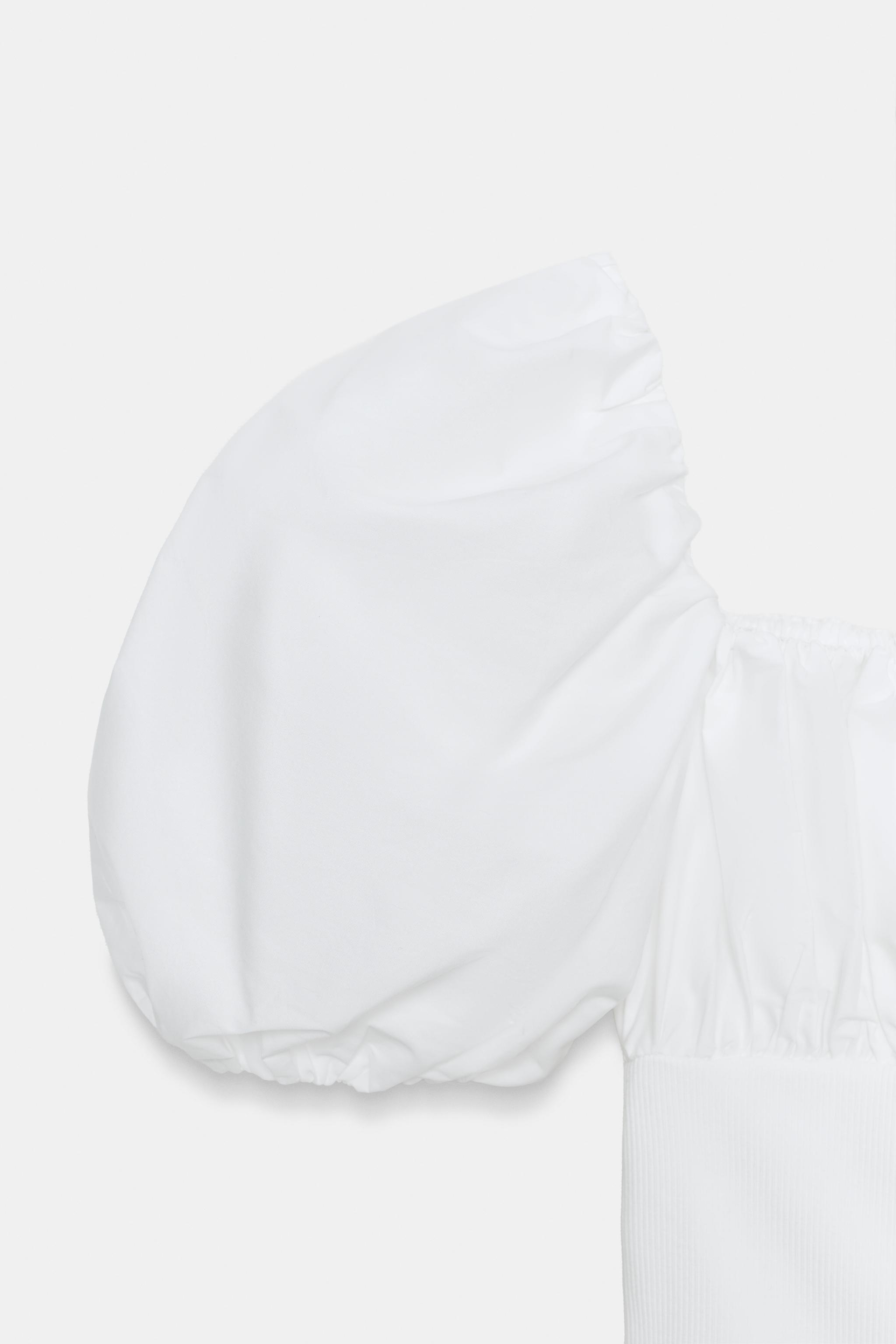 COMBINATION BALLOON SLEEVE TOP