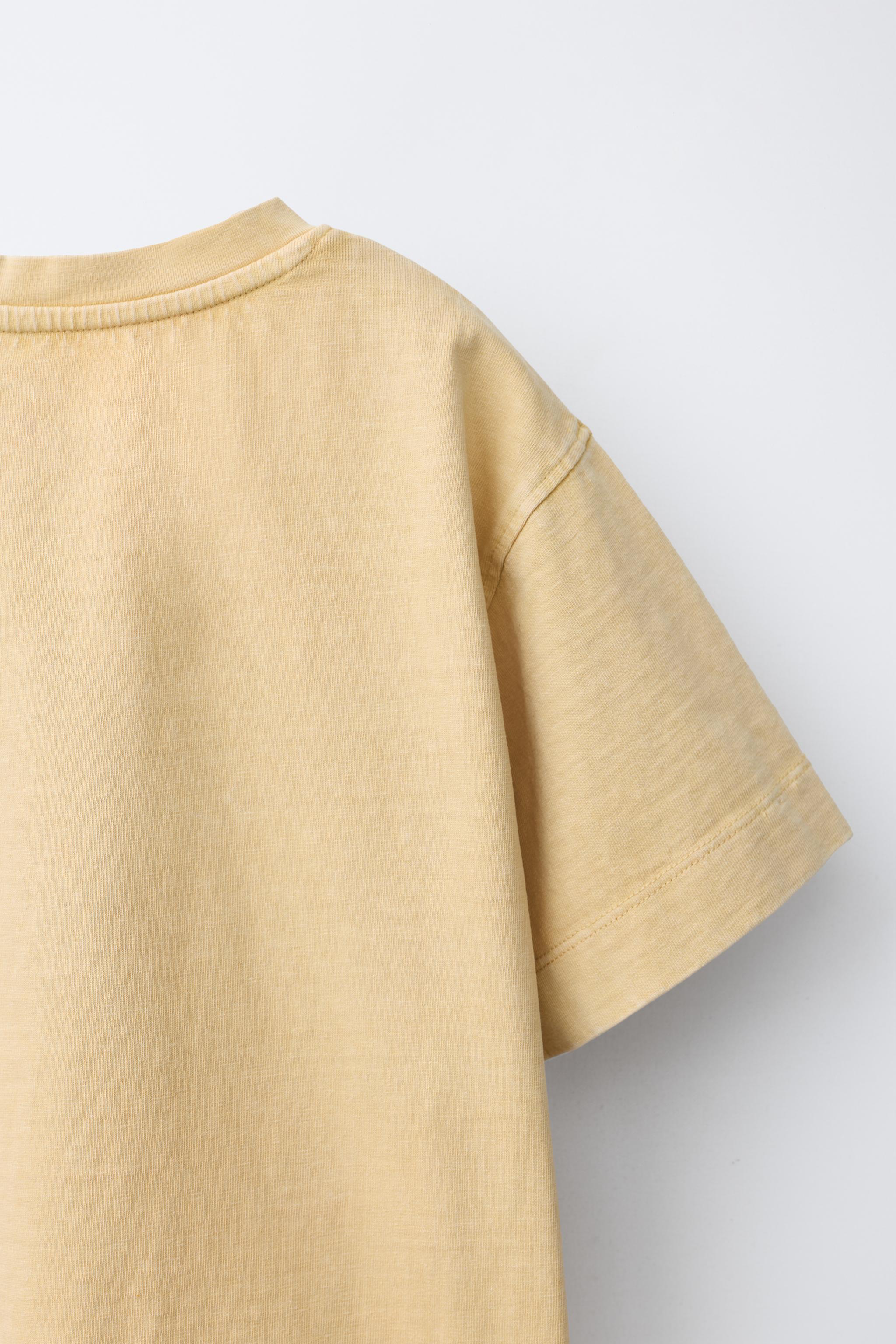 HEAVY WEIGHT WASHED EFFECT T-SHIRT