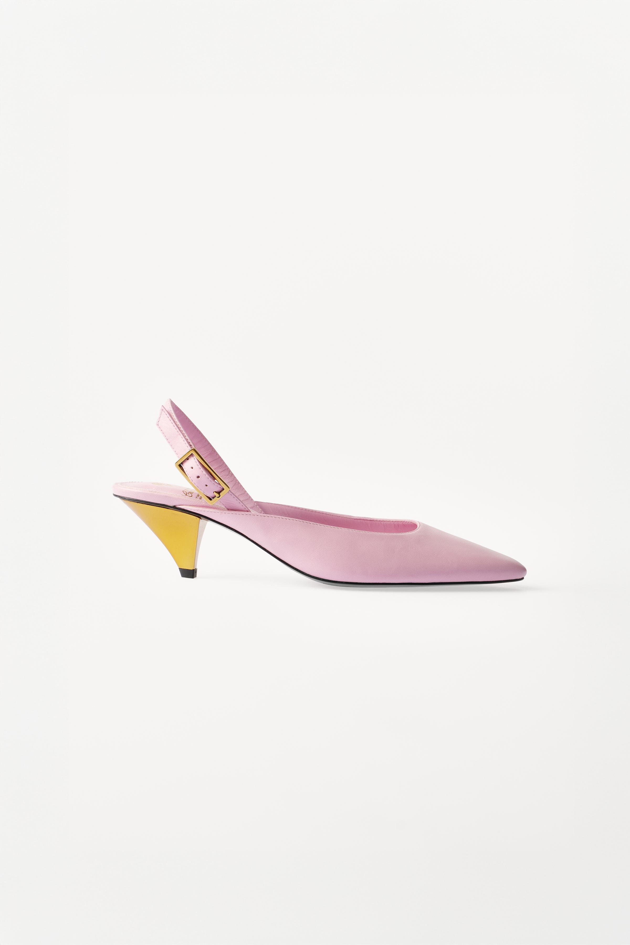 WILLY CHAVARRIA X ZARA LEATHER SLINGBACKS