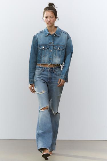 Zara Jeans Rib Women's Ripped Jeans | ZARA Canada