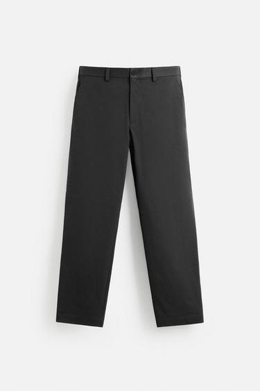 QUICK DRY CHINO TROUSERS - Grey by Zara - Image 0