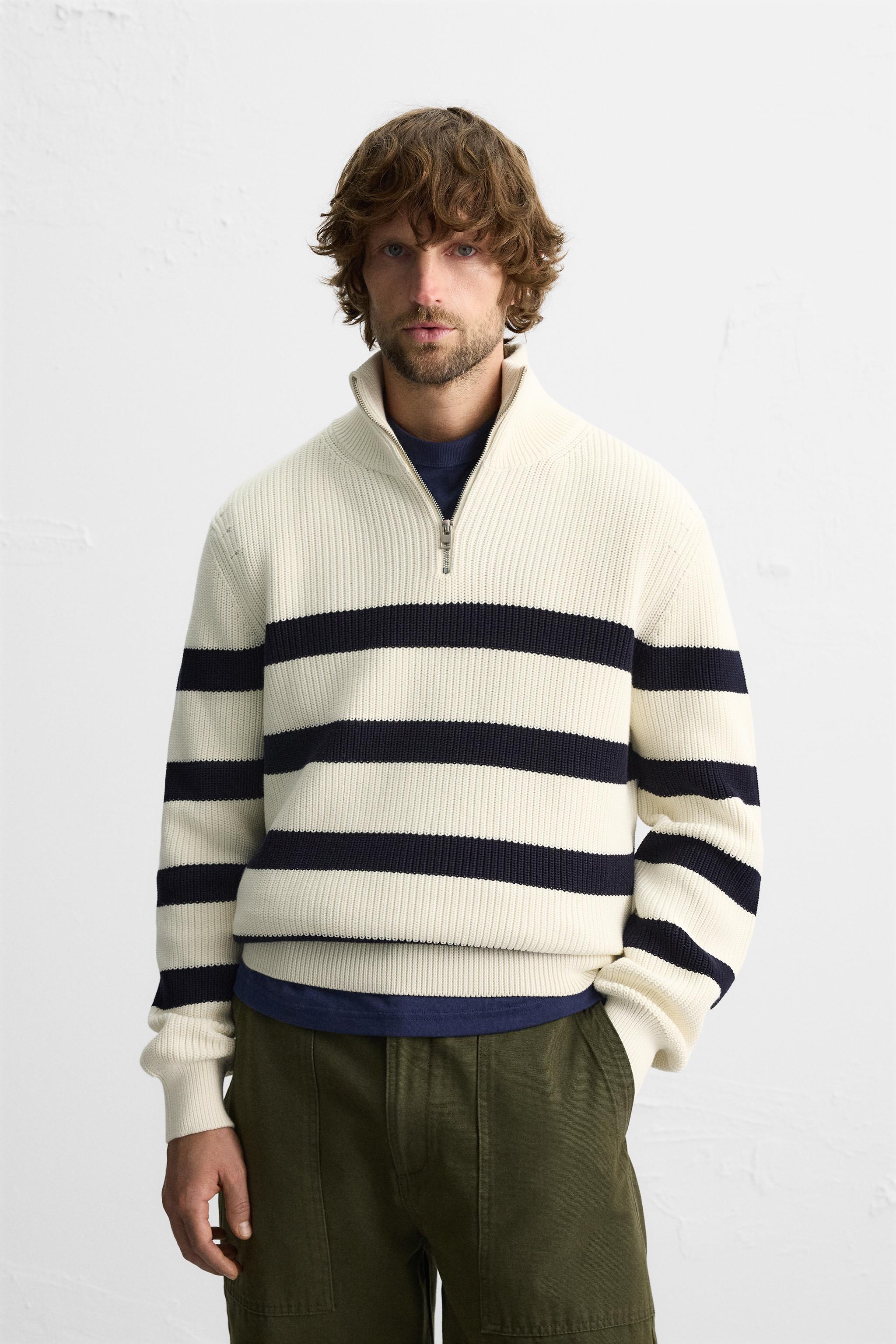 Pullover zara man best sale