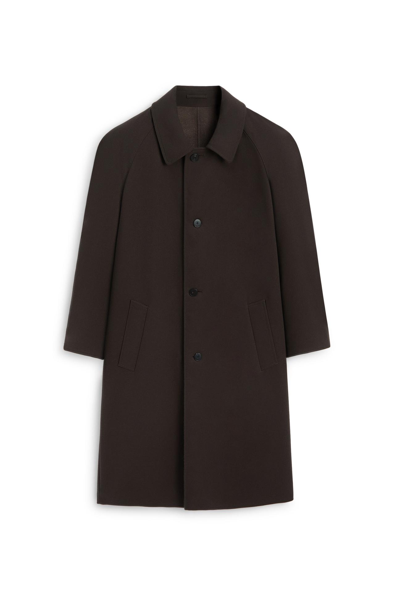 Long reversible coat - LIMITED EDITION — Brown marl