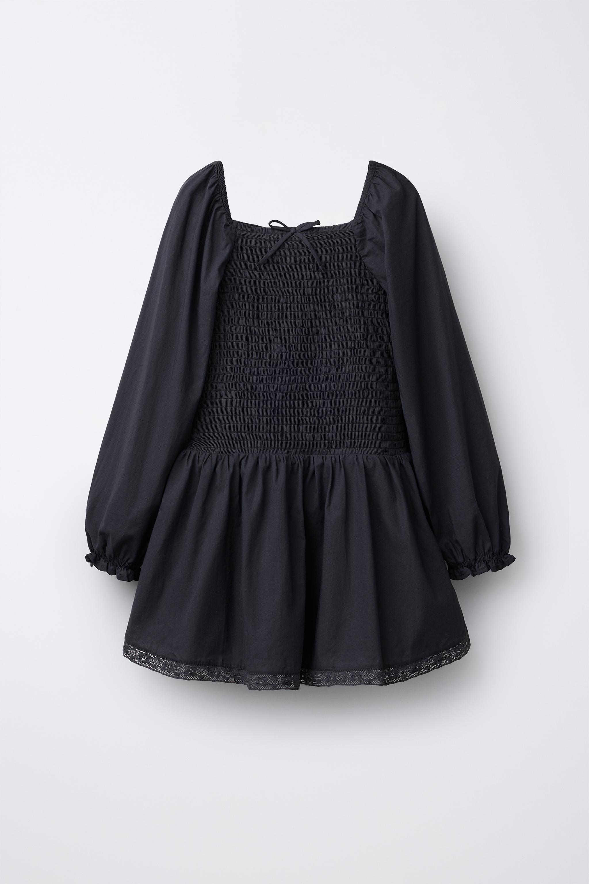 LACE TRIM DRESS