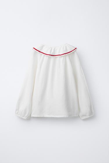 AGES 6-14/ SCALLOP AND HEART PYJAMAS - Ecru by Zara - Image 2
