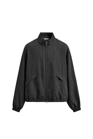 소프트 루즈핏 재킷 - Zara 블랙