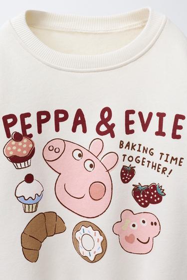 PEPPA PIG ™ SWEATSHIRT AND LEGGINGS SET - Ecru by Zara - Image 2