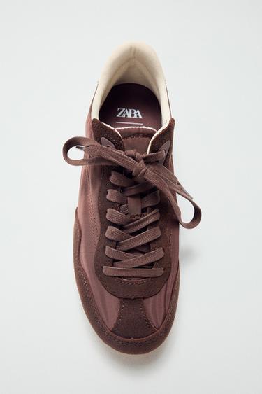 SOFT TRAINERS - Brown by Zara