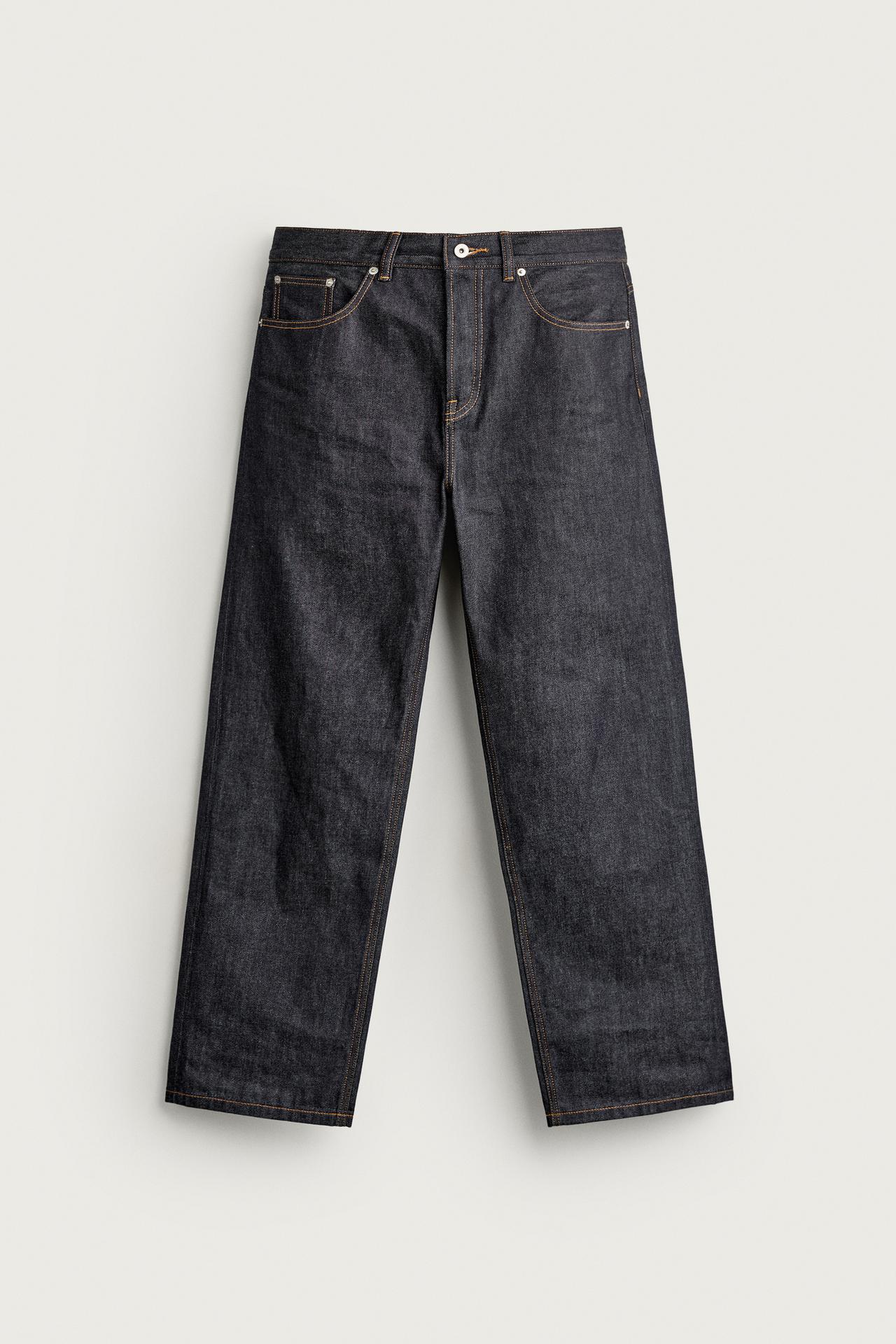 STRAIGHT-FIT JEANS — Indigo