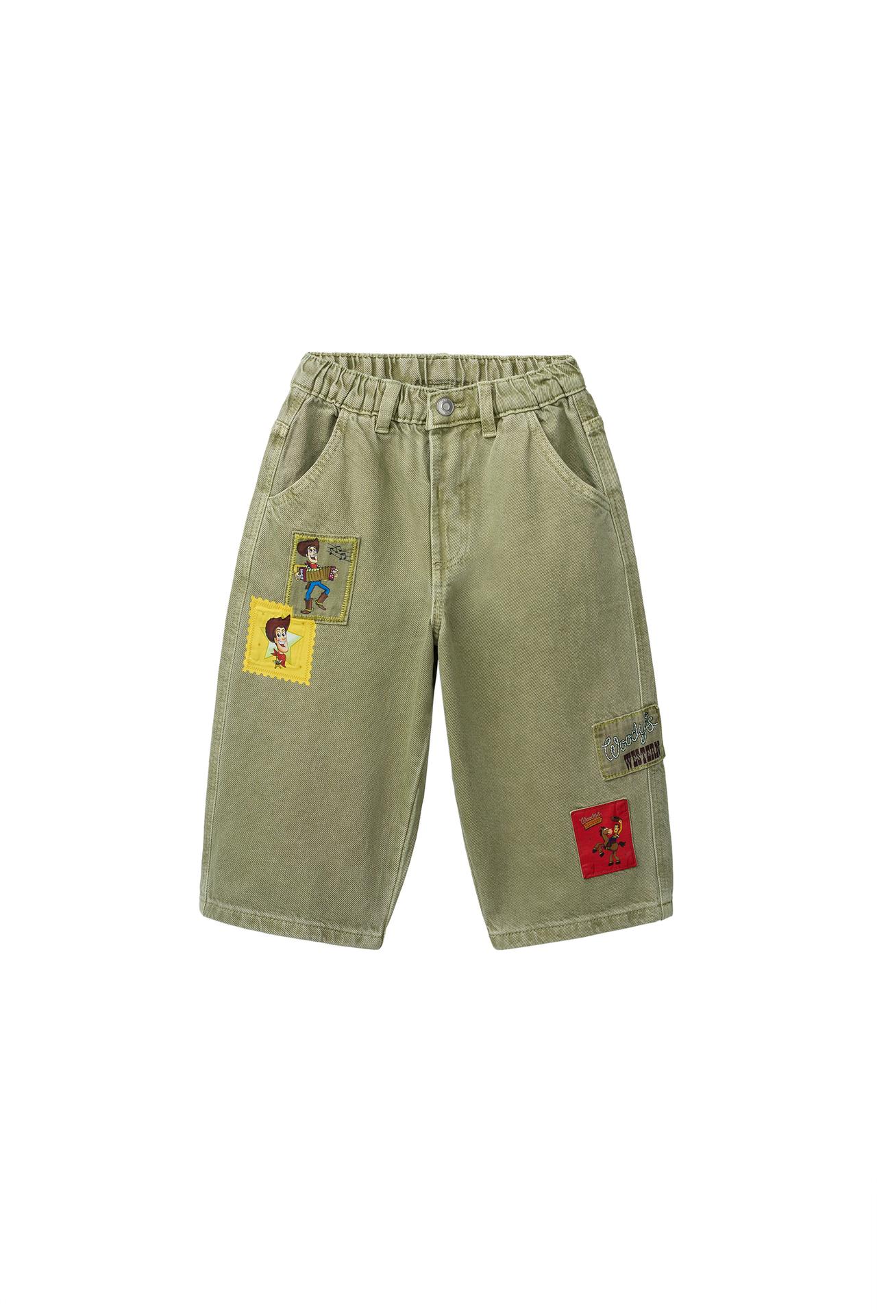TOY STORY © DISNEY PIXAR TWILL BAGGY TROUSERS WITH PATCHES