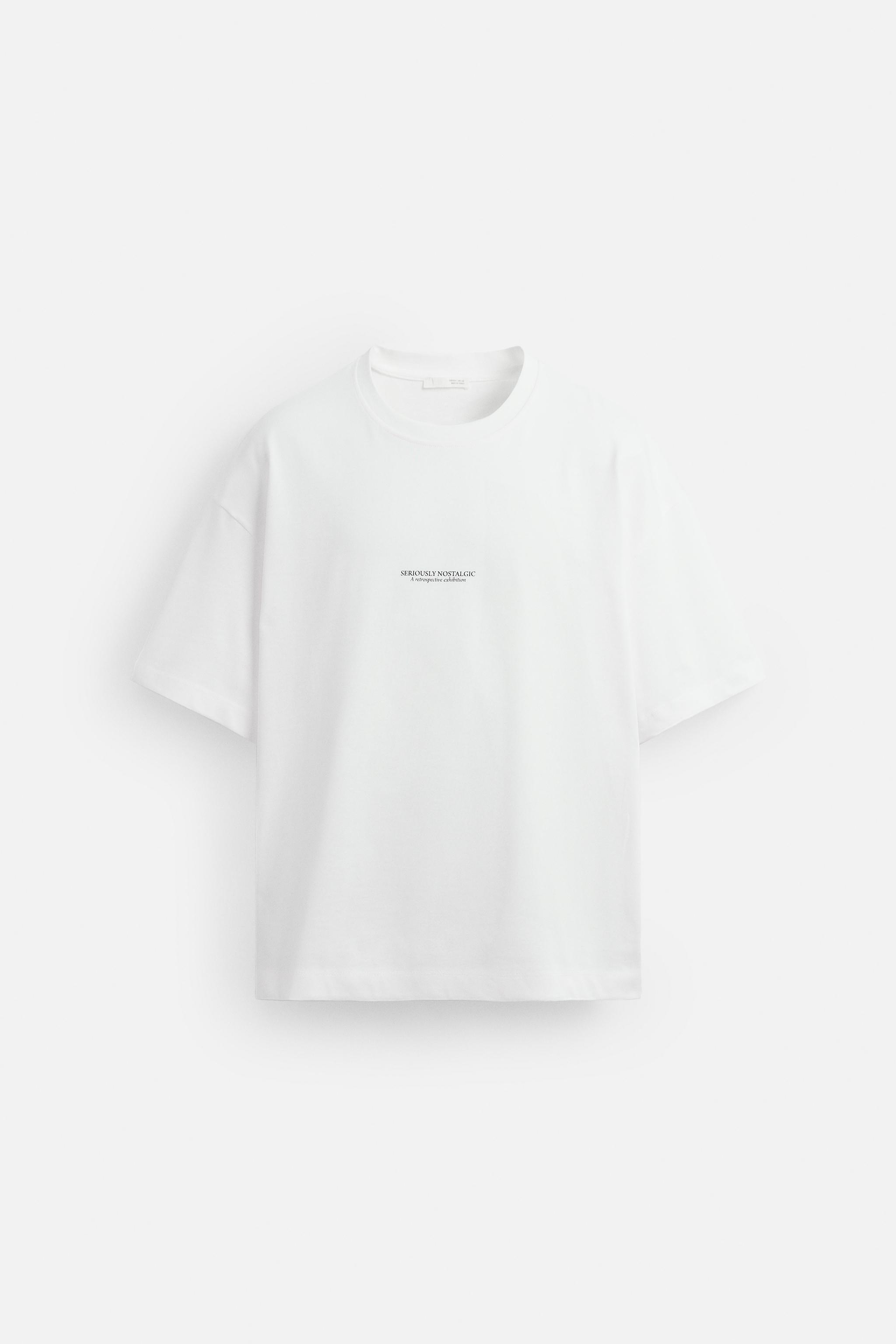 ★ドイツ発*ZARA*新作*PHOTO アートワークTシャツ/WH★ org.jpg