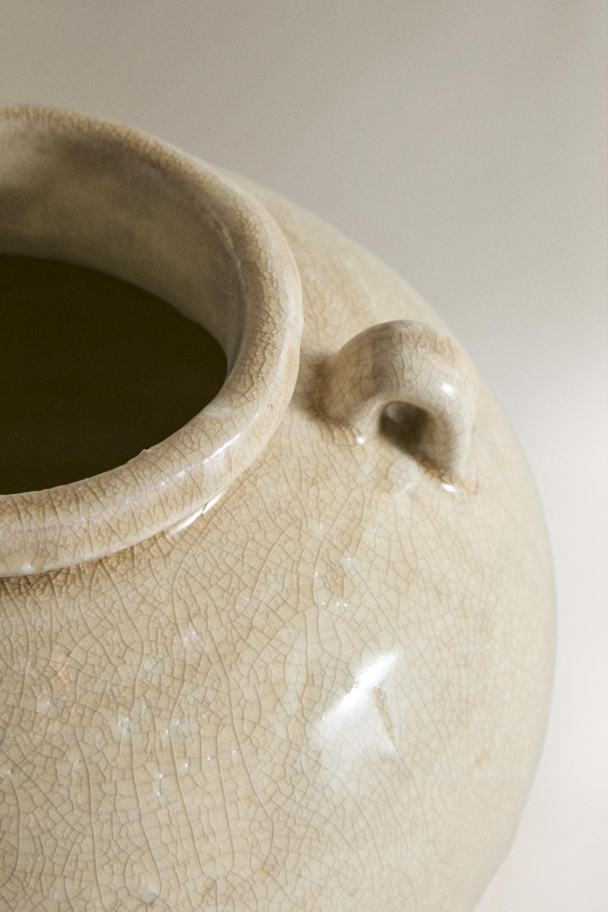 VASE CÉRAMIQUE CRAQUELÉ