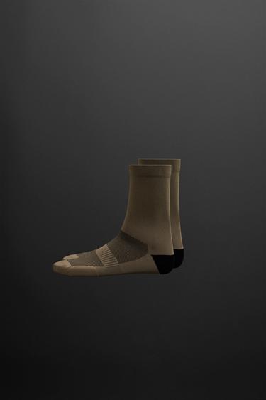 CYCLING SOCKS - Grey green by Zara