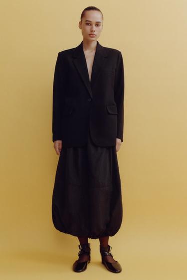 Zara BASIC BLAZER - Black - Image 0
