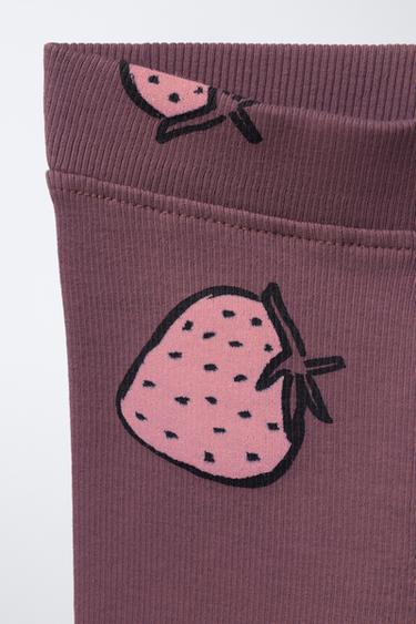 PRINTED LEGGINGS - Burgundy by Zara - Image 2